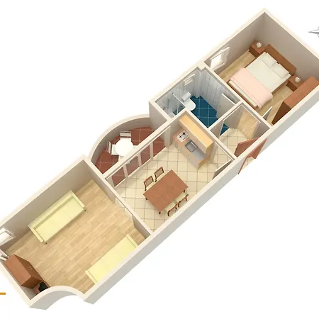 Appartement With Parking Space - Diklo, - 5887 *